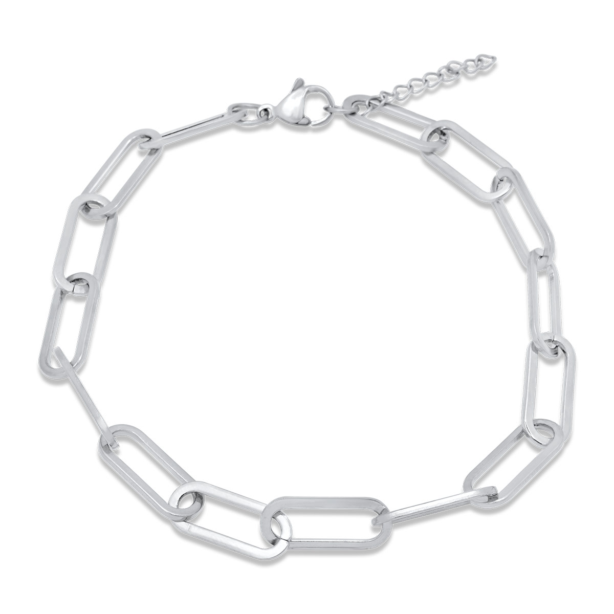 Loelia Silver Bracelet 6MM Βραχιόλι από ανοξείδωτο ατσάλι 316L